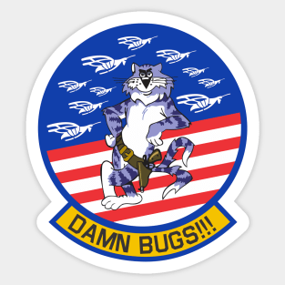 Grumman F-14 Tomcat - Damn Bugs!!! Sticker